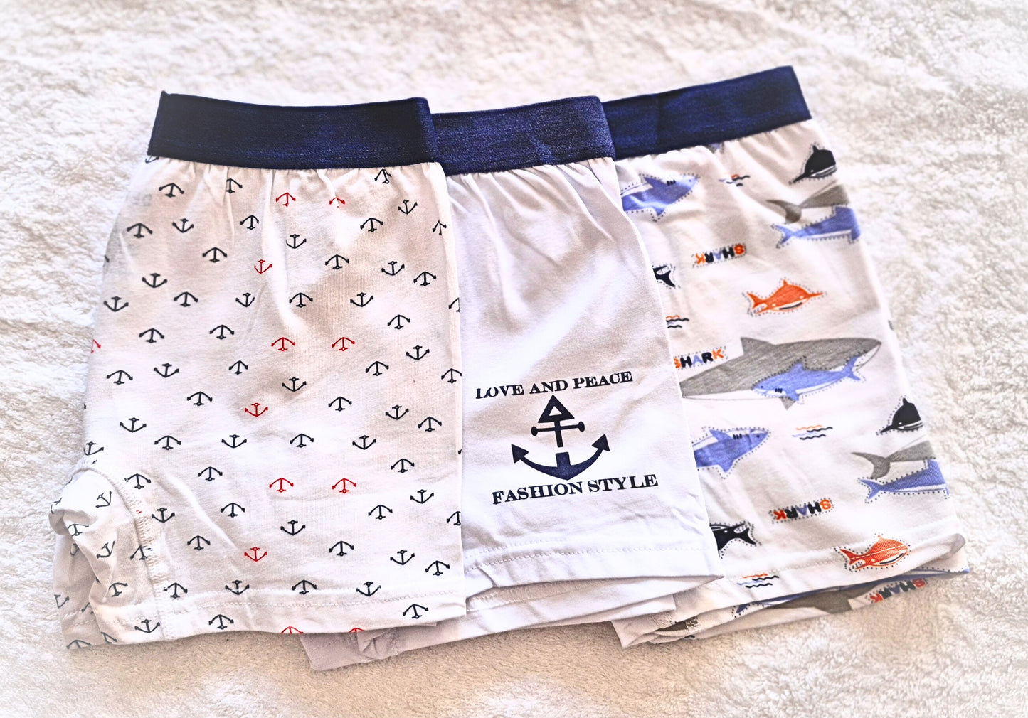 3lü Baskılı Boxer Set