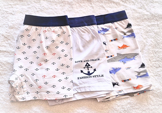 3lü Baskılı Boxer Set